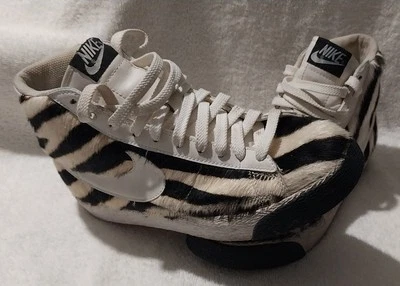 ZAPATILLAS NIKE 2007 BLAZER PREMIUM HI TOP 316959-111 CEBRA TALLA 7,5 SIN CAJA Foto 1 de 4