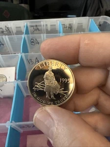 1995 -S CIVIL WAR BATTLEFIELD PROOF Half Dollar US Mint Coin 50C 3A - Picture 1 of 2