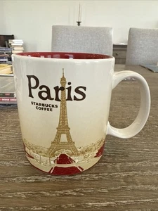 Starbucks Mug Paris Global Icon Collector Series Discontinued 16oz Coffee - Picture 1 of 4