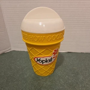 Vintage 1986 Yoplait Frozen Yogurt Maker Insulated Cone General Mills Paperwork - Picture 1 of 7