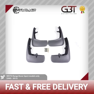 4x Front Rear Mud Flaps Splash Guards Mudguards For Range Rover Sport L320 05-13 - Picture 1 of 2