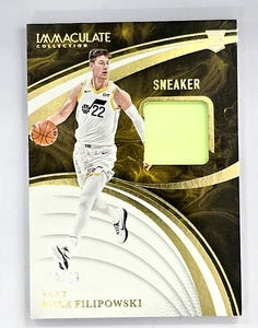 2024-25 Immaculate Kyle Filipowski Zapatilla Reliquia RC 18/49 Jazz - Imagen 1 de 3