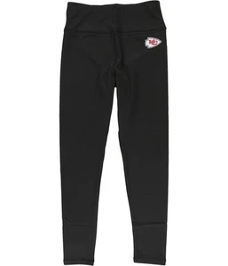 G-III Sports Womens Kansas City Chiefs Compression Athletic Pants, Black, Small - Picture 1 of 2