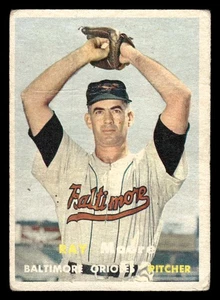 1957 Topps #106 Ray Moore - bassa qualità *TedsCardShack* - Foto 1 di 2