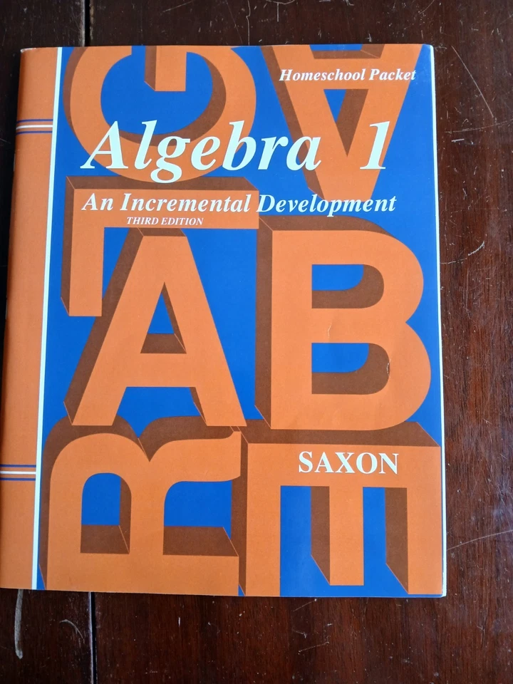 Saxon Algebra 1 Homeschool Packet - Image 1 of 1