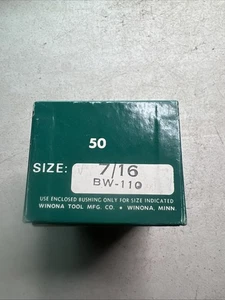 50 PK Winona Bronze Wall Valve Guide Rebuilding Bushings BW-110 7/16 Brand New - Picture 1 of 4