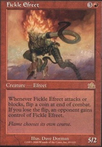 4 Fickle Efreet ~ Near Mint Prophecy 4x x4 Playset UltimateMTG Magic Red Card - Image 1 of 1
