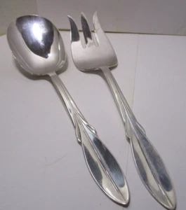 Vintage Wm Rogers 1961 El California Silverplate Salad Serving Set - Picture 1 of 7