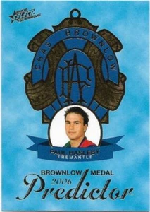 Select Supreme Brownlow Predictor 2006 (BP10) Paul Hasleby Fremantle 050/100 - Imagen 1 de 1