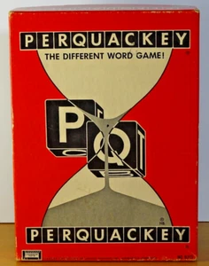 Vintage 1956 Hollingsworth Brothers Perquackey Letter Dice Game Toys - Picture 1 of 11