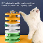 Kitten Toy Creative Stress Relief Tower Tracks Cat Turntable Toy 3 Level