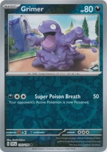 Reverse Holo Grimer 126/198 Common SV Scarlet & Violet Base Set Pokemon TCG - Picture 1 of 1