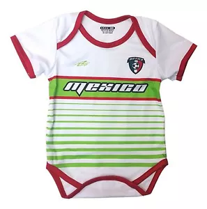 Mexico Soccer Baby Outfit Mameluco New W/O Tag Sizes 3 to 12 Months W - Picture 1 of 1
