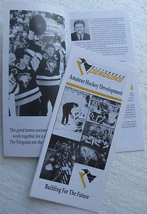 1993 ""Pittsburgh Penguins Amateur Hockey Development"", (2) folletos de 16 páginas - Imagen 1 de 1