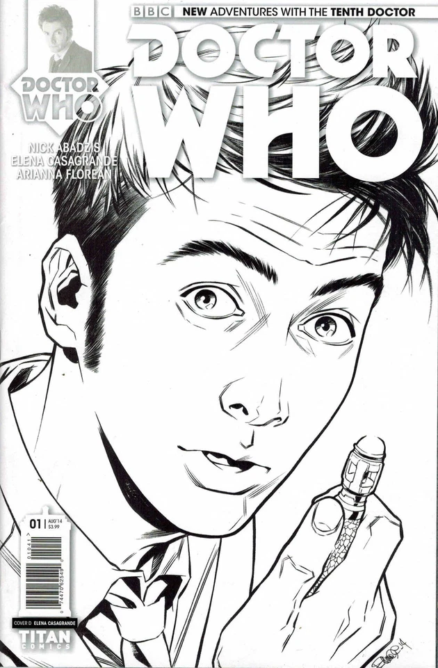 Doctor Who 10th Tenth Doctor #1 Cover D 1:25 Incentive Titan Comic RARE (C656) - Image 1 of 1
