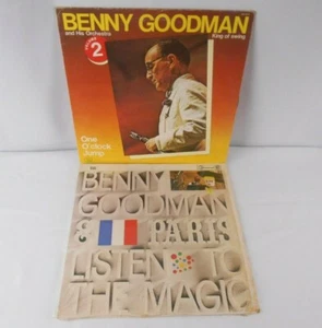 Benny Goodman Lot of 2 Listen to the Magic + King of Swing (Vinyl Record Album)  - Picture 1 of 5