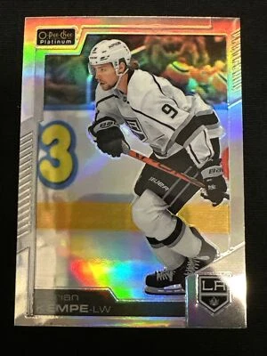 2020-21 O Pee Chee Platinum Rainbow Parallel 58 Adrian Kempe Los Angeles Kings - Image 1 of 2
