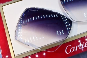 Gafas de sol Cartier big c corte diamante lentes madera cuerno trivex ct0092o Oreo - Imagen 1 de 7