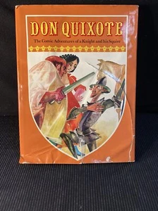 Don Quixote De La Mancha Hardcover by Miguel Cervantes 1969 w Dust Jacket C6Y14 - Imagen 1 de 9