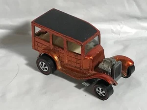 Vintage Hot Wheels Redline 1969 Classic 31 Ford Woody Orange-White interior USA - Picture 1 of 6