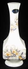 Aynsley 'Just Orchids' Peach/White Flowers, Blue Leaves Vase