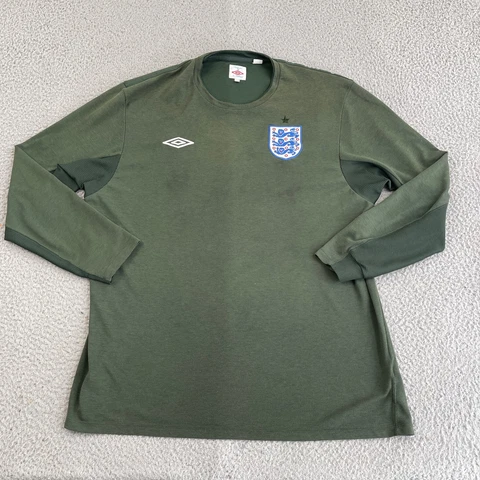 England Team Soccer Shirt 2009/2010/2011 Goalkeeper Mens 48 Football GK Cover