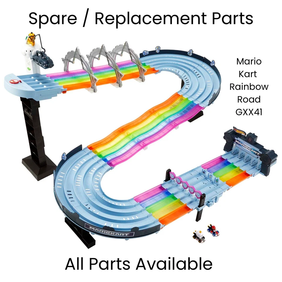 Hot Wheels Mario Kart Rainbow Road Repuestos Individuales Ver Descripción Foto 1 de 1