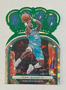 2022 Panini Crown Royale FOTL Cristal Verde #72 Avispones Terry Rozier/21 - Imagen 1 de 2