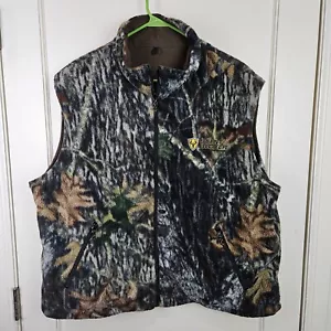 Scent Blocker Camo Fleece Vest Jacket Reversible Men's Size: XL Hunting Hiking - Picture 1 of 6