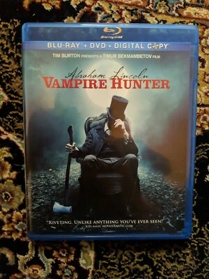 Abraham Lincoln Vampire Hunter Blu-Ray DVD Digital Copy Benjamin Walker - Image 1 of 2