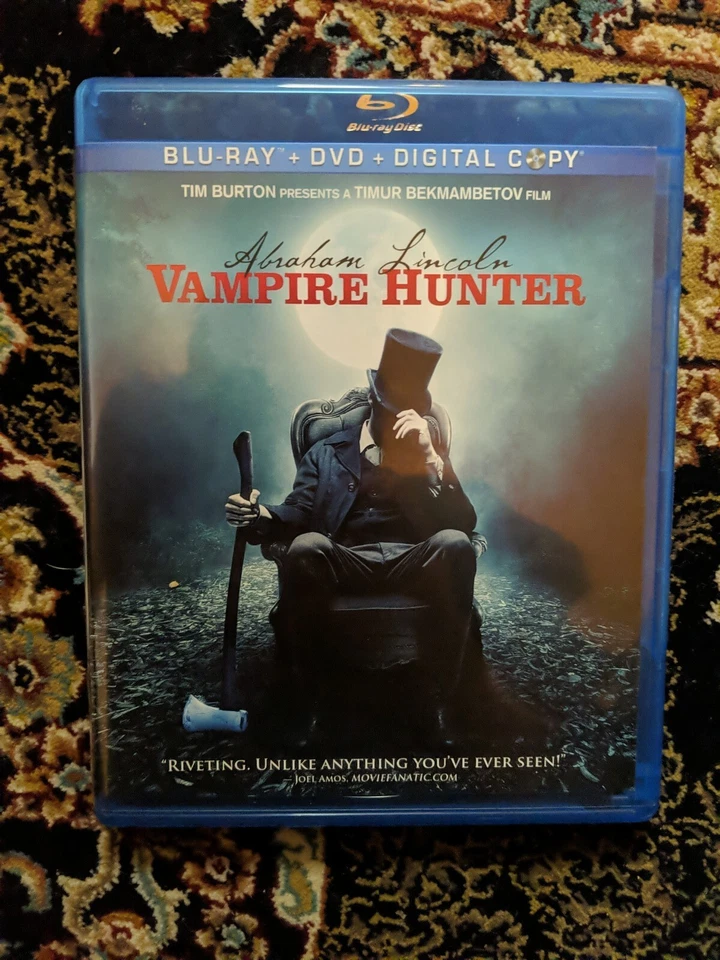 Abraham Lincoln Vampire Hunter Blu-Ray DVD Digital Copy Benjamin Walker - Image 1 of 2