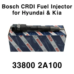 NEW Bosch CRDI Diesel Fuel Injector 33800 2A100 1p for Hyundai Avante Kia Cerato - Picture 1 of 2