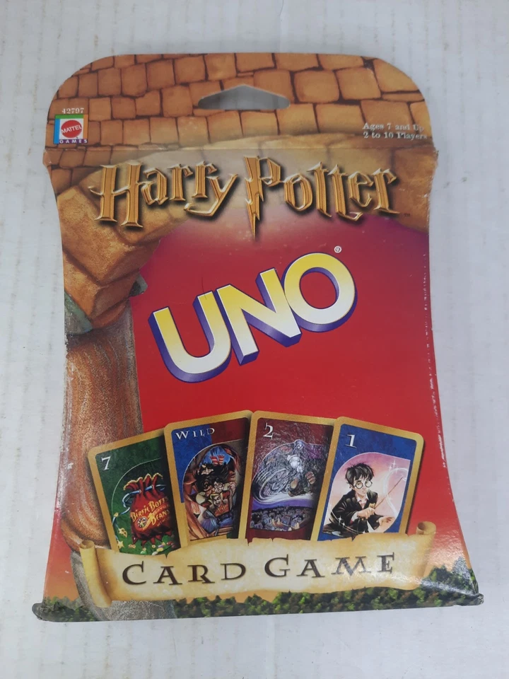HARRY POTTER UNO Card Game Mattel 2005 Collectible