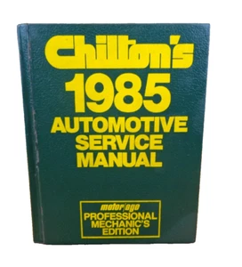 Chilton Automotive Service Vintage Manual Professional Mechanic's Edit 1985 VGUC - Picture 1 of 13