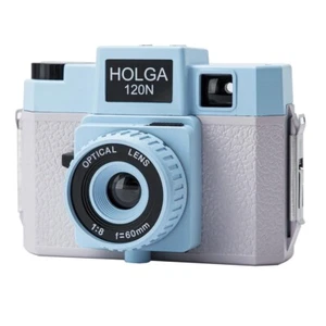 HOLGA 120N Grey Blue Lomo Medium Format Film Camera New UK Stock 120 N Holga - Picture 1 of 2