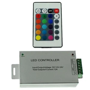 RGB LED 24Key Controller 12...24V 144W 4-Pin; RGB - Picture 1 of 4