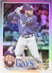 2023 Topps Series 1 Rainbow Foil #204 Manuel Margot Rays - Picture 1 of 1