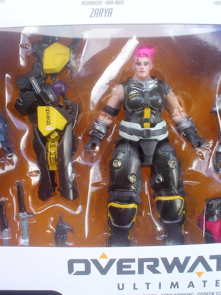 Figura MIDNIGHT ZARYA Overwatch Ultimates Carbon Series GameStop 6" 2019 Hasbro Foto 1 de 1