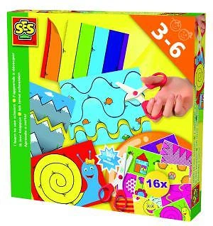 SES CREATIVE SES Deutschland 14809 Ich lerne schneiden Bastelset Basteln Kinder Spiel Papier