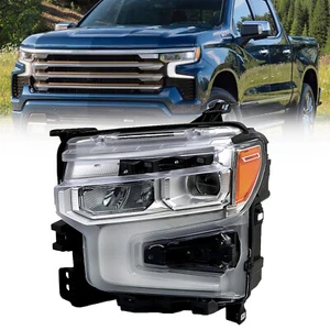 For 2022-2024 Chevy Silverado 1500 LTZ High Country Headlight FULL LED Left - Picture 1 of 9