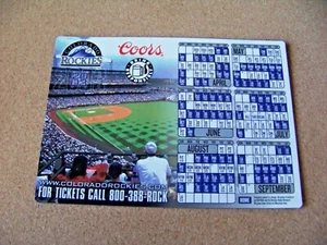 2003 Colorado Rockies Baseball Schedule Coors magnet season team MLB - Picture 1 of 6