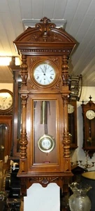 54243 Kieninger Vienna Wall Clock - WESTMINSTER - 8 Rods - 2XSTAND - 135cm H - Picture 1 of 19