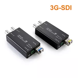 Broadcast Mini 3G-SDI auf Glasfaser Extender mit RS485 2 SFP, Sender Receiver - Bild 1 von 6