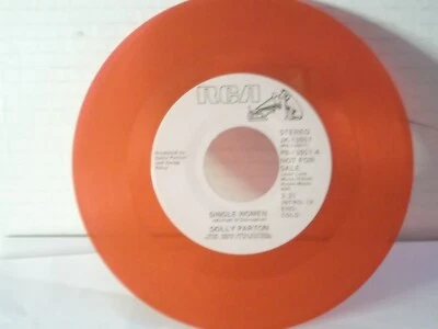 Dolly Parton,RCA PB-13057,"Single Women",US,7" 45,1982 PROMO,RED VINYL, Mint - Image 1 of 3