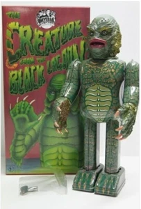 Tin Toy Universal Monsters Half-Fishman Wind-up tin walking toy MADE IN JAPAN - Picture 1 of 4