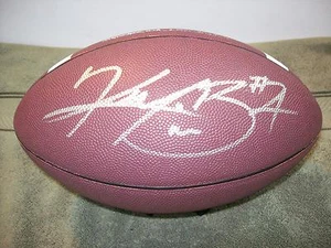 KENJON BARNER OREGON DUCKS SIGNED FOOTBALL W/COA - Picture 1 of 2