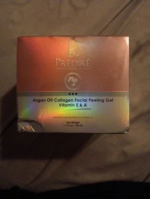 Predire Paris Argan Oil Facial Peeling Gel Vitamins E & A 1.7 FL OZ, NEW Sealed  - Image 1 of 2