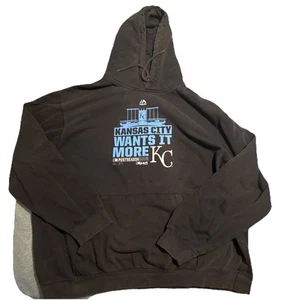 Kansas City Royals Hoodie Sweatshirt Herren XL Post Season 2015 MLB Baseball - Bild 1 von 3