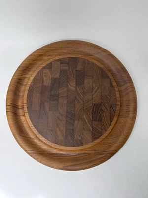 Tabla de queso para servir vintage de madera de teca Dansk Jens Quistgaard Foto 1 de 4