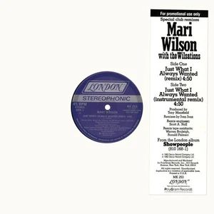 Mari Wilson With The Wilsations, Just What I Always Wanted (Special Club Remixes - Picture 1 of 5